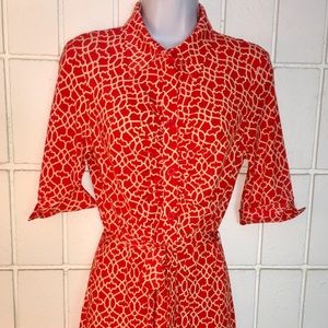 Tie-Waist Shirt Dress for Laundry by Shelli Segal